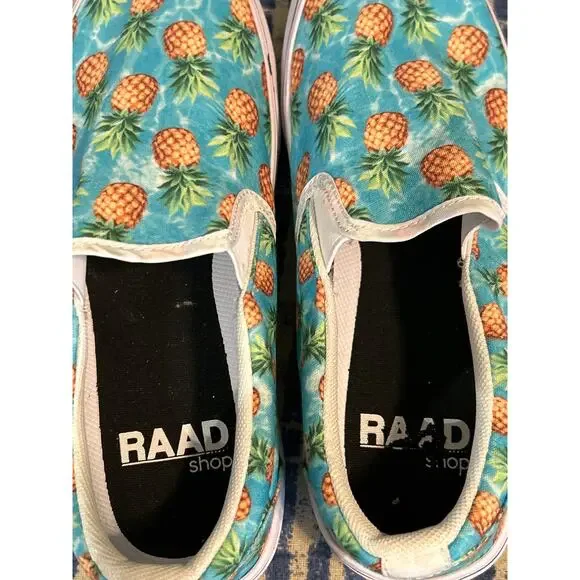 NWOB RAAD Pineapple Express Custom Printed Slip Ons - Picture 3 of 7